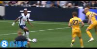 热刺1-0领先布莱顿！第16分钟，索兰克点射，特尔造点